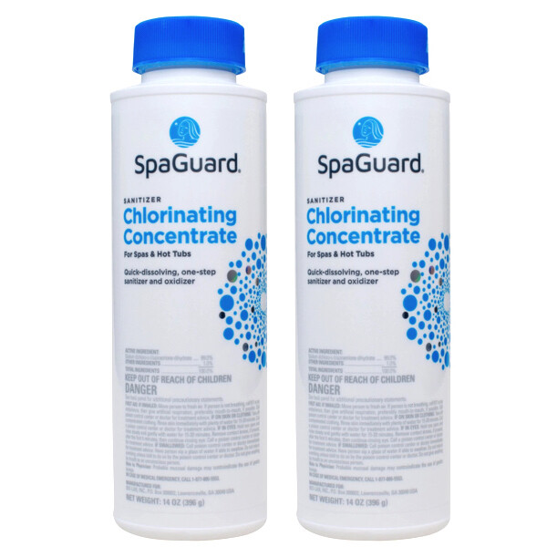 SpaGuard Chlorinating Concentrate 14 oz - 2 Pack