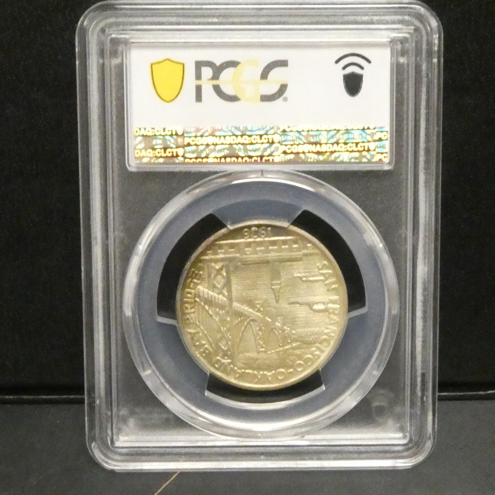 1936 S BAY BRIDGE Commemorative Silver Half Dollar PCGS MS66