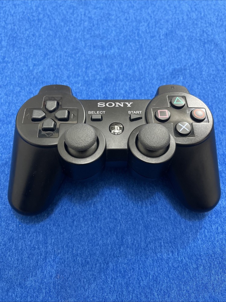 Sony PS3 DualShock 3 Wireless Controller Black OEM Great Condition Tested