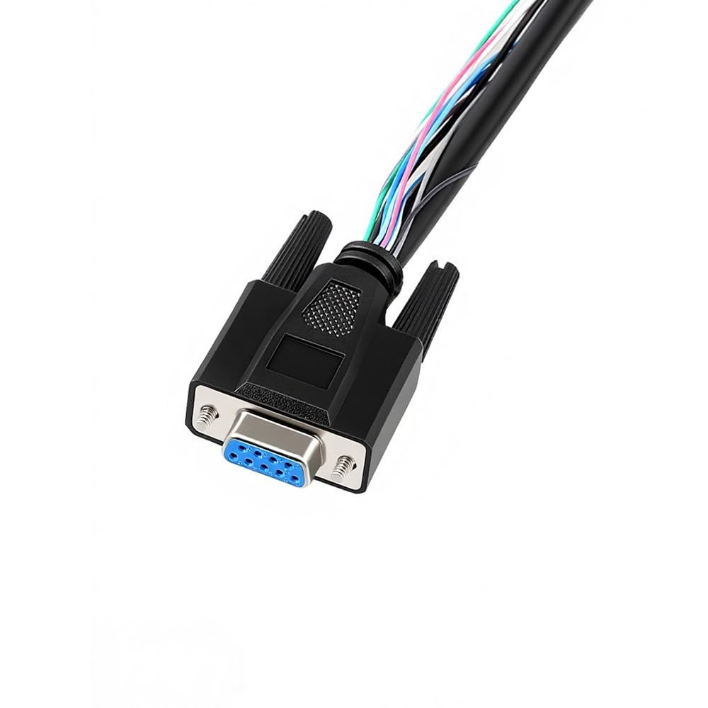 65.6ft IO Control Cable forKeyence SR-X AI Barcode M12 A-Code 12 Pin Female DB9