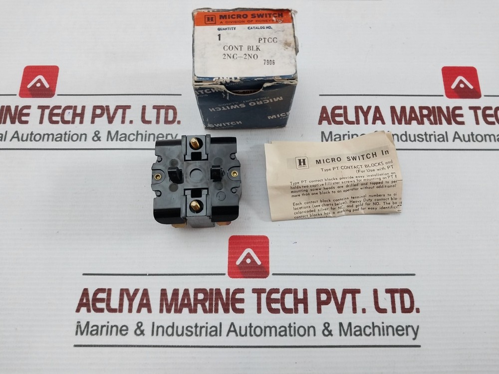 MICRO SWITCH PTCC Contact Block 600 VAC-125
