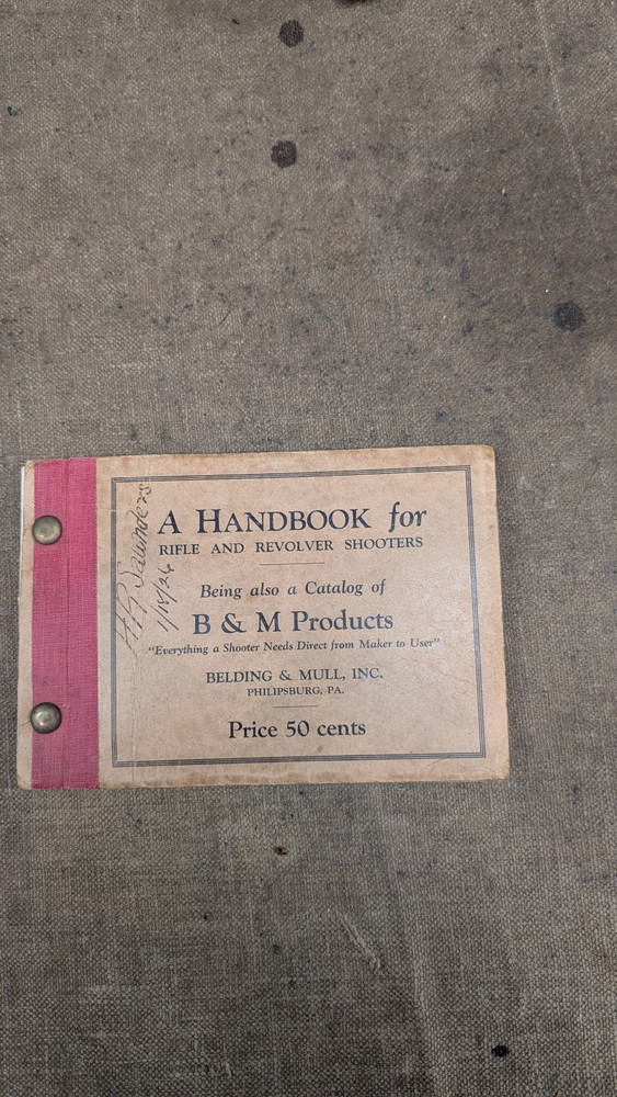 Instruction Manual, Belding and Mull Catalog