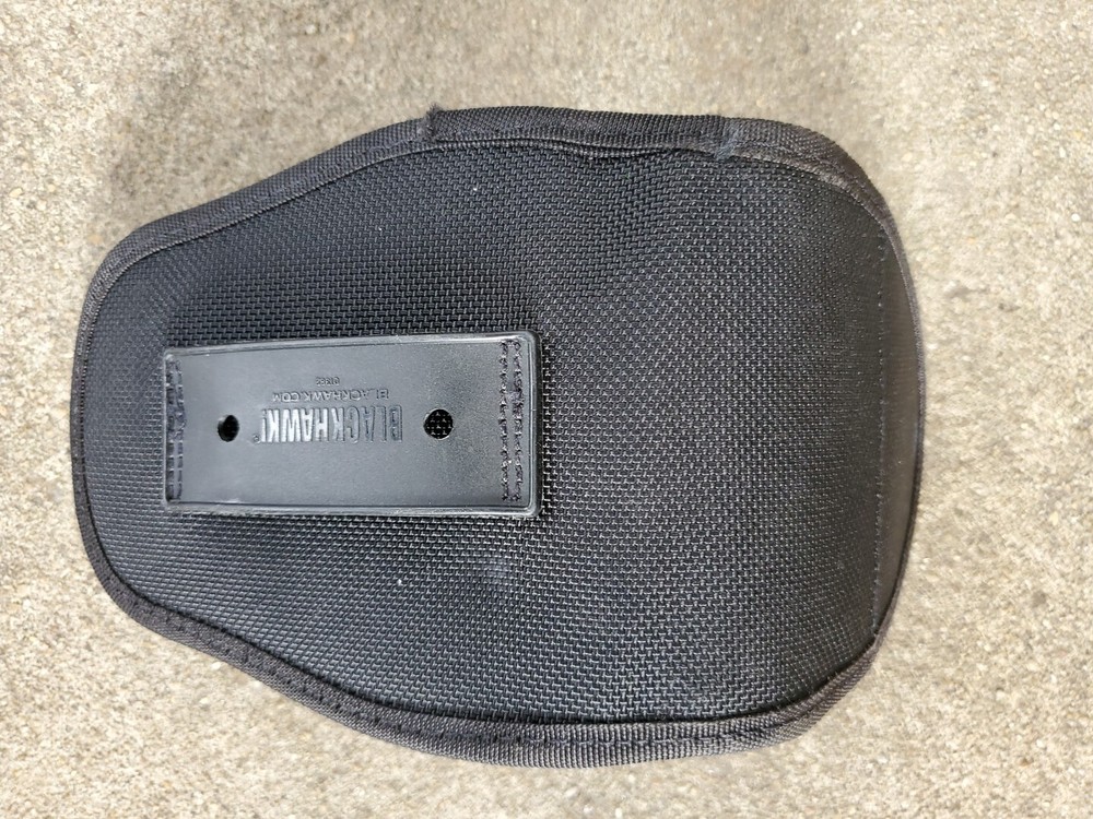 Blackhawk! Black Nylon Handcuff Carrier Pouch Case Button