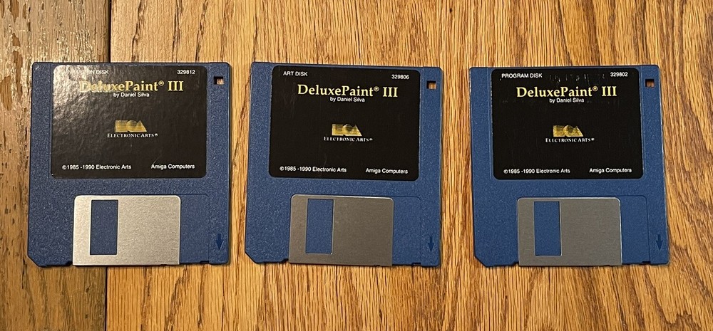 Deluxe Paint III Amiga Computer Software - With Original Box And Manuals!