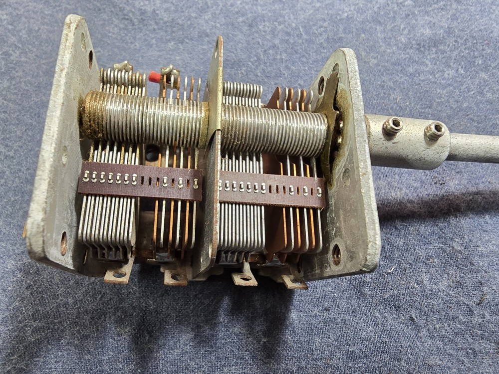 Heathkit SB-401 Transmitter Part - Driver Variable 2 Gang Capacitor with Bushing