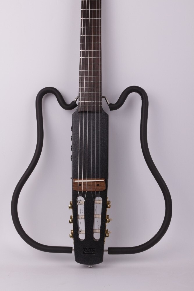 electric classical guitar silent nylon string headless built in effect portable