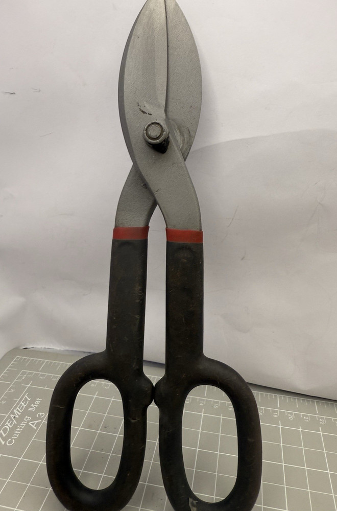 10" Heavy Duty Tin Snips Shears Pre-Owed Used