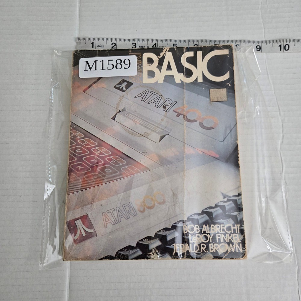 Atari BASIC Bob Albrecht 1979 Vintage Computer Programming Book 400 800