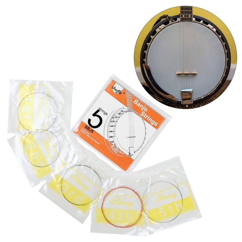 Replacement Strings 5 String Banjo Strings Repair Strings Suitable for Enhancing