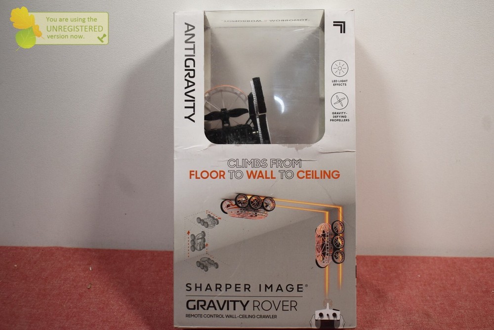 Sharper Image Remote Control Gravity Rover Wall-Ceiling Climber (Miss Charger)