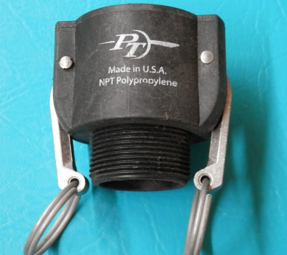 PT Quick Coupling 1.5 Cam Lock B-Coupler Fitting Polypropylene NC15-B Hose Poly