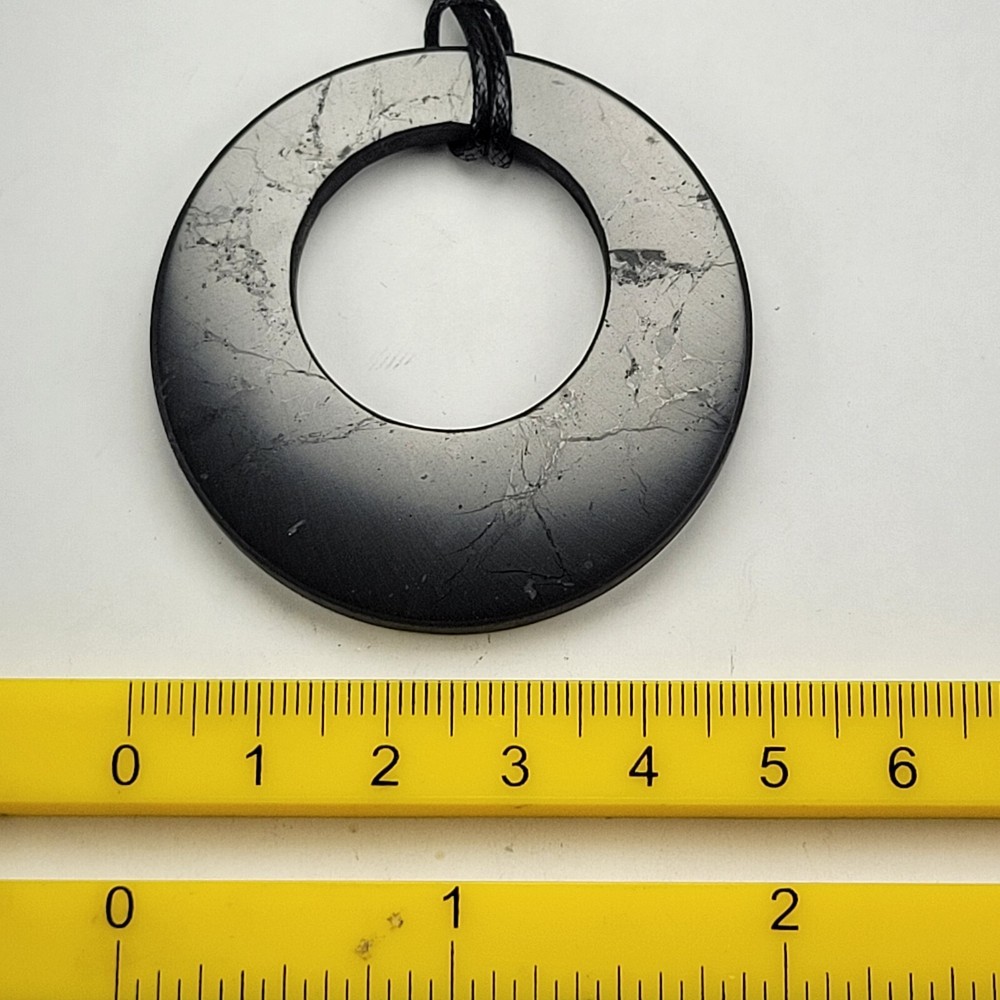 Shungite World Shungite Pendant Double Circle