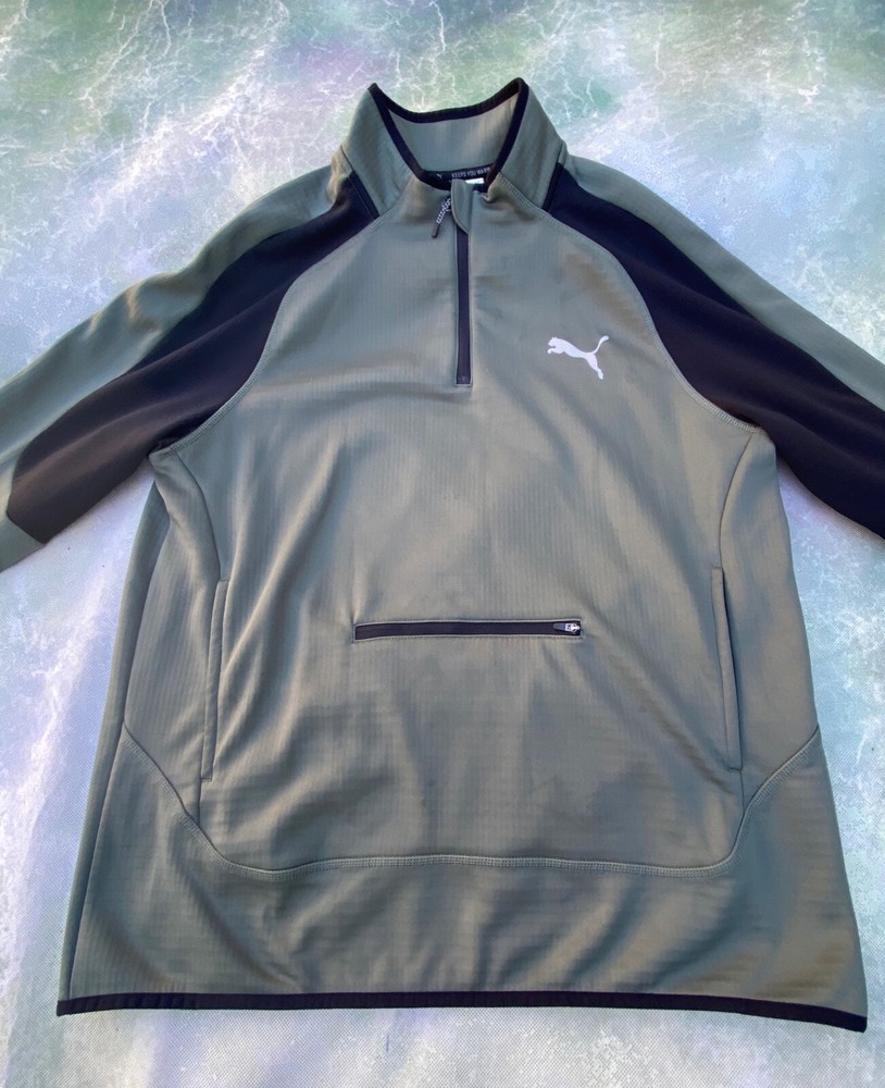 Puma Men's Pull Over Jacket Size L.