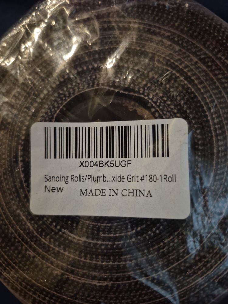 Sanding Roll Plumbing Grit #180-1 Roll