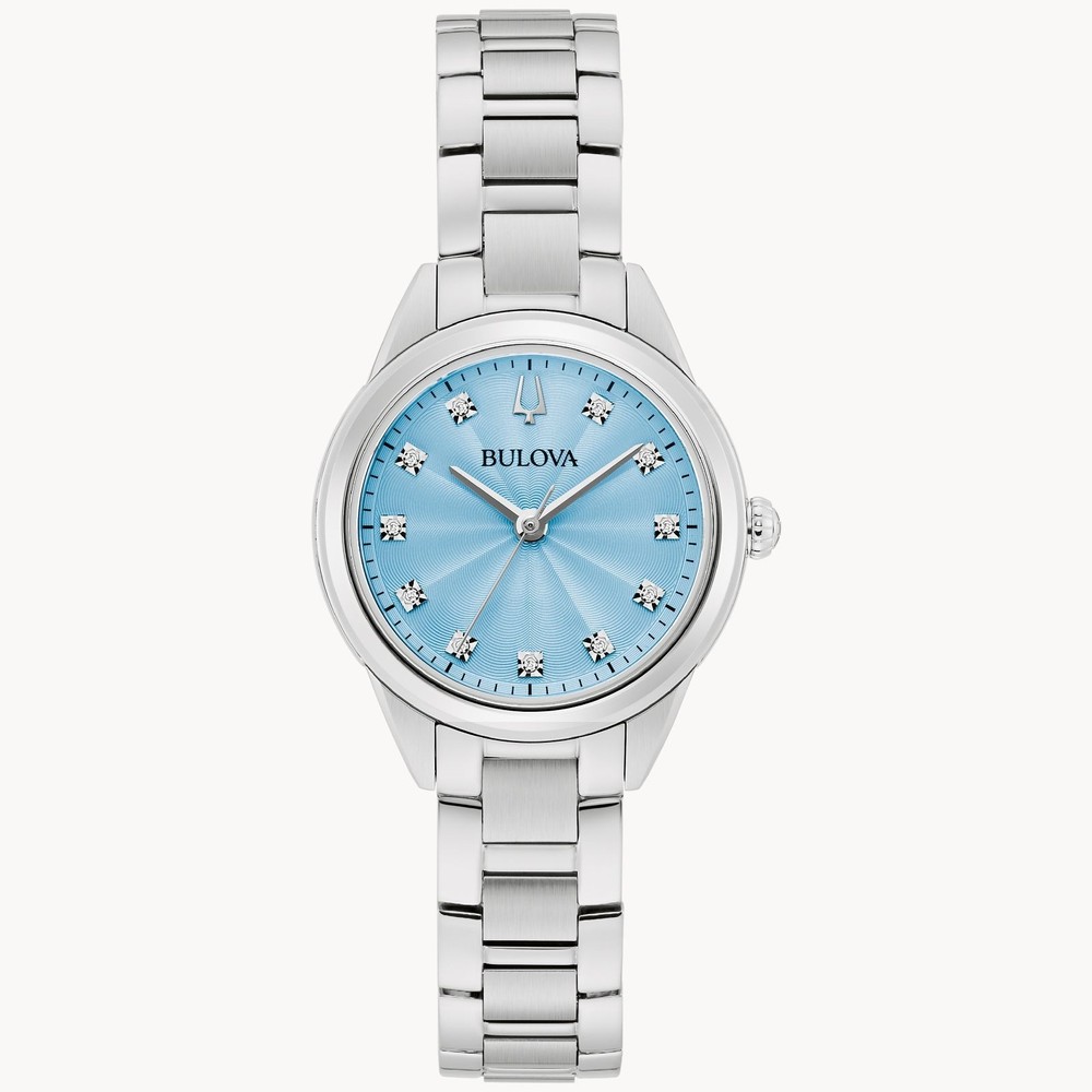 Bulova Women's Sutton Quartz Silver Watch 28MM 96P250