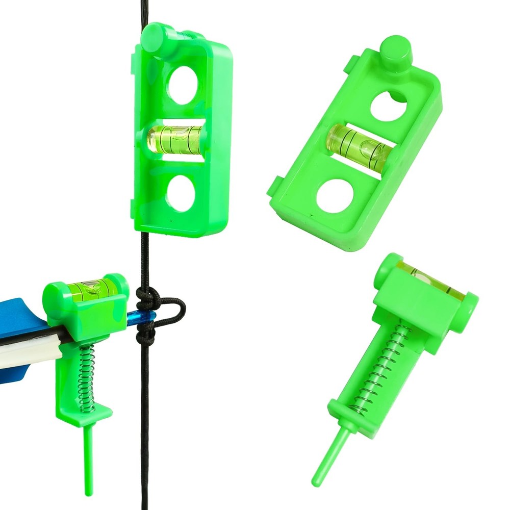LONGBOWMAKER Archery Bow Level Combo Kit for Compound Bows – Easy to green