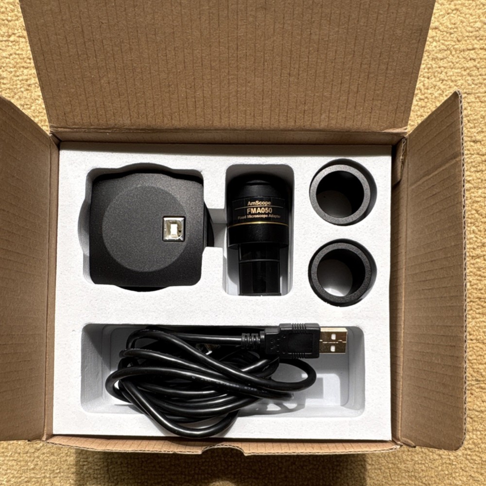AmScope MU1000-HS Digital Microscope Camera with FMA050 Camera Adapter
