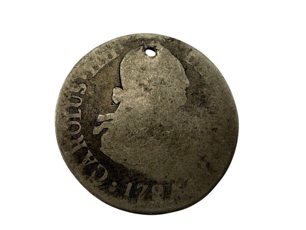 1785 Lima Peru Spanish Silver Colonial Silver Coin