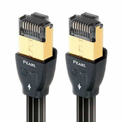AudioQuest RJ/E Pearl Cat 7 Black Networking Ethernet Cable  1.5 Meter