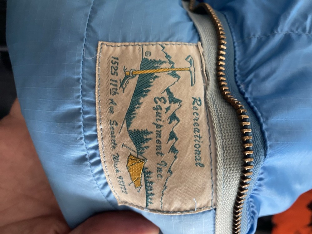 Recreational Equipment Inc Down Sleeping Bag Medium Blue