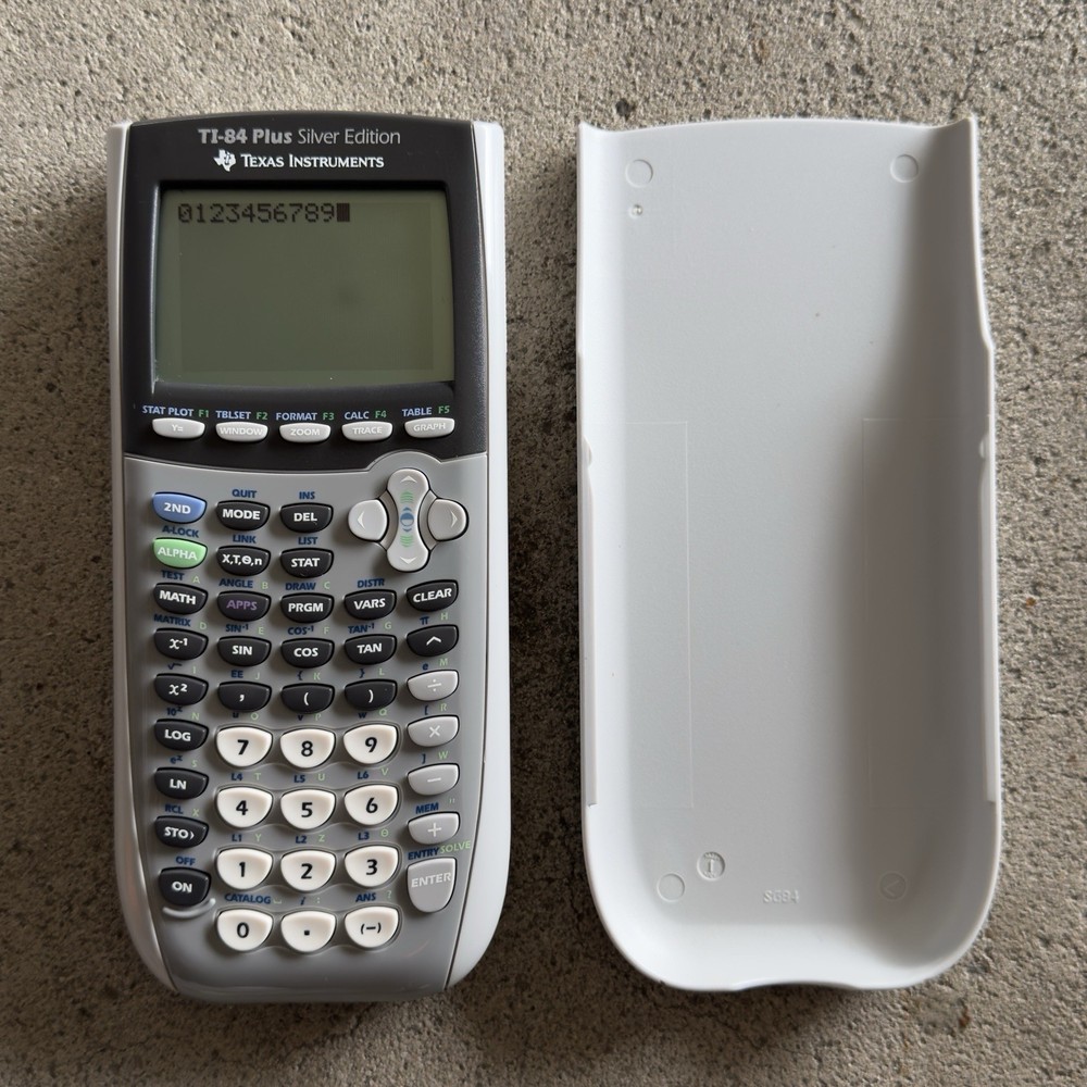 Texas Instruments TI-84 Plus Silver Edition Graphing Calculator Silver TESTED