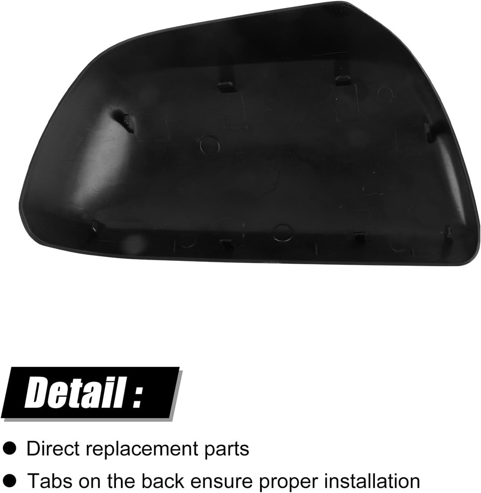 2011-15 Tacoma Driver Side Mirror Cover Black–Compatible Replacement