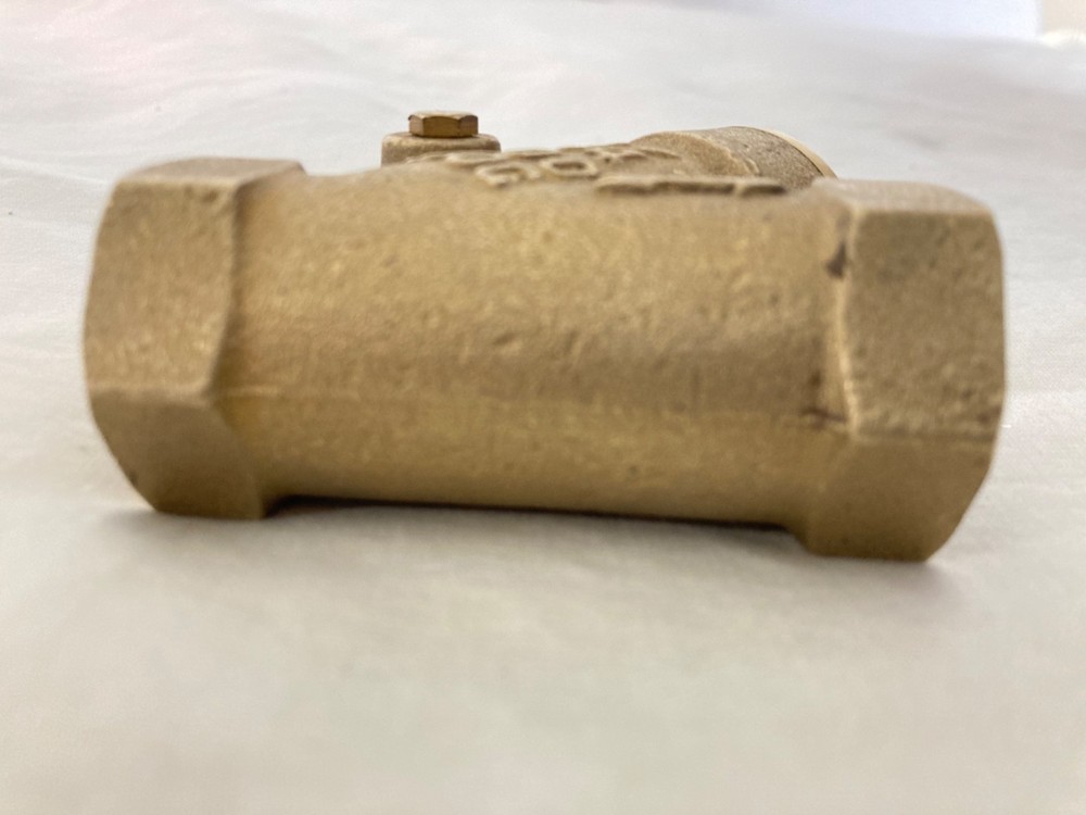 Mueller 3/4" FNPT Brass Swing Y Check Valve