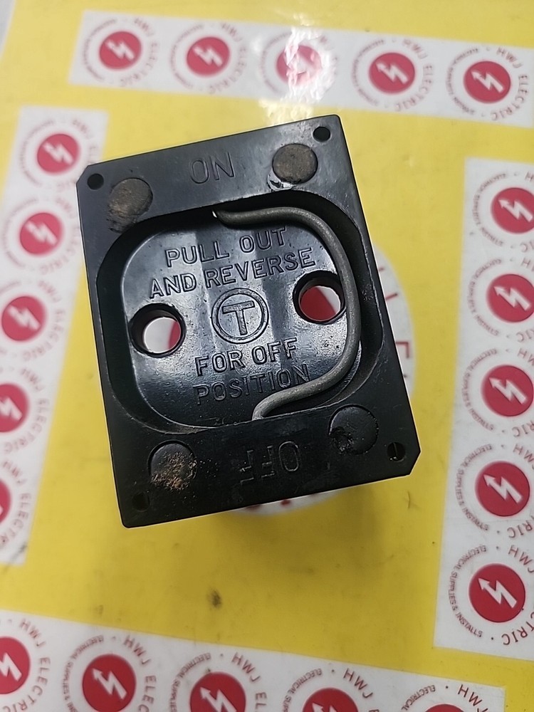 TRUMBULL ELECTRIC PT-31501 60AMP 240VOLT FUSE PANEL PULLOUT HOLDER RANGE MAIN