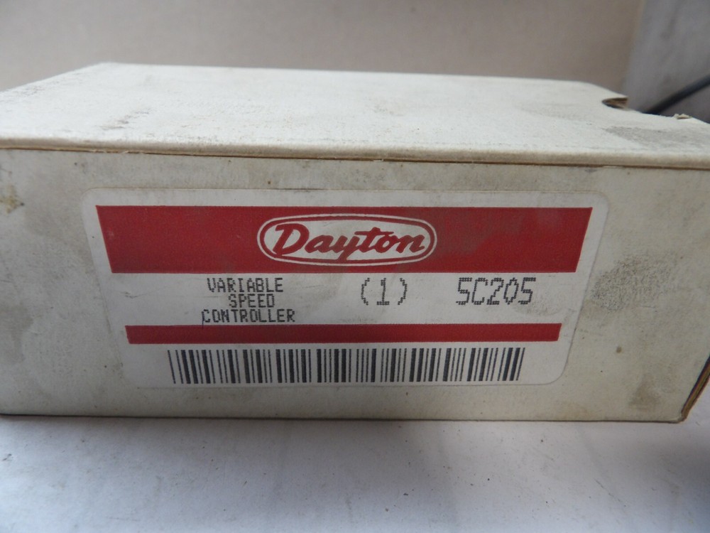 NEW DAYTON LT-50 VARIABLE SPEED CONTROLLER 6 AMP 120 VAC 5C205