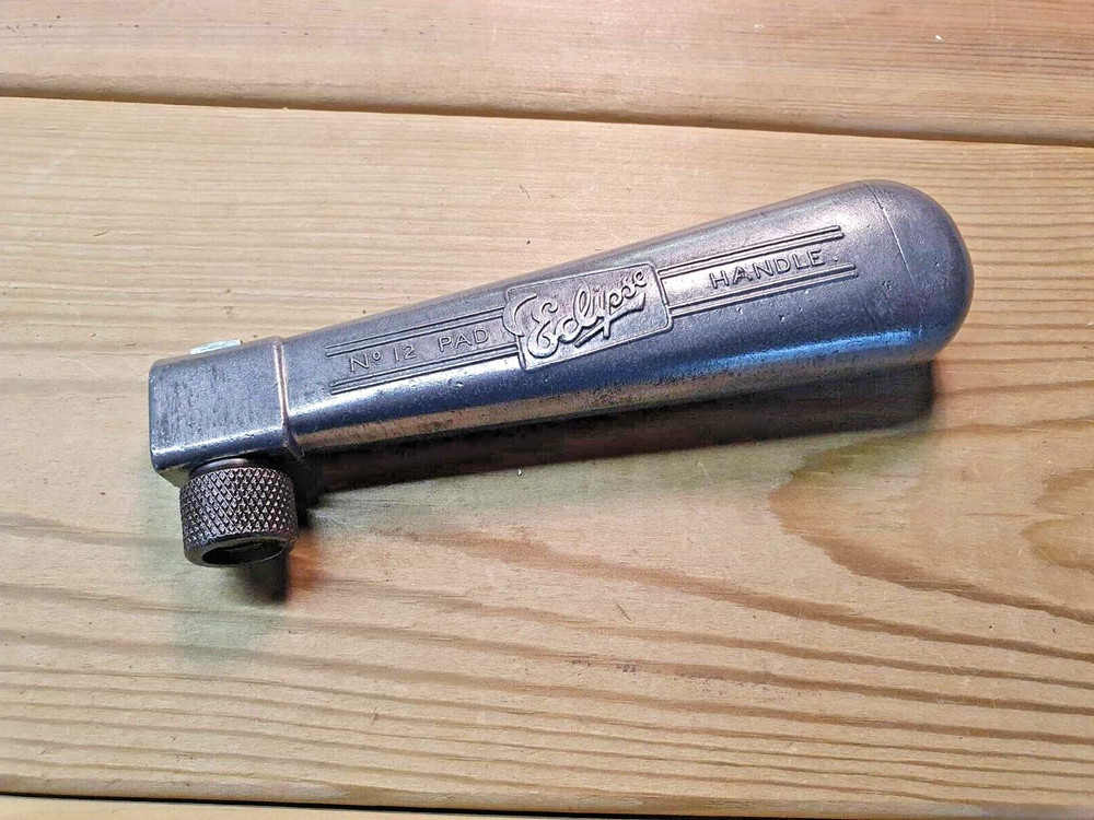 Vintage Eclipse No 12 Pad Saw Handle Old Woodworking Hand Tools Carpentry Tool