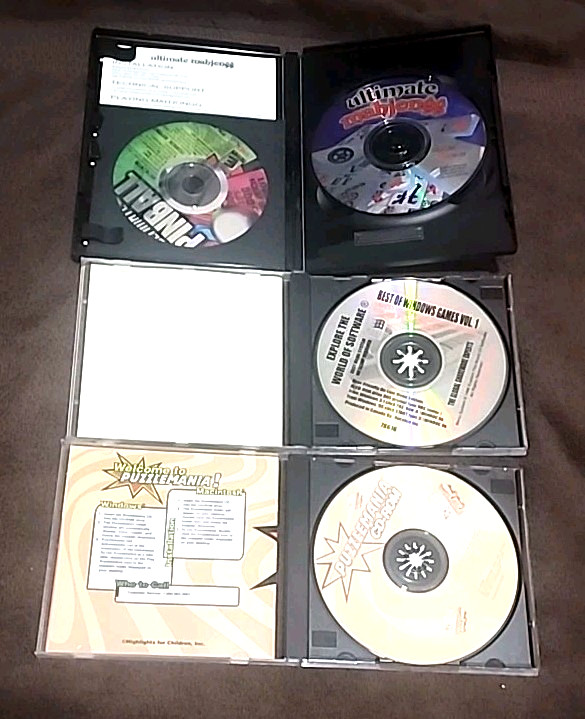 Mixed PC Games Lot Arcade Board Card