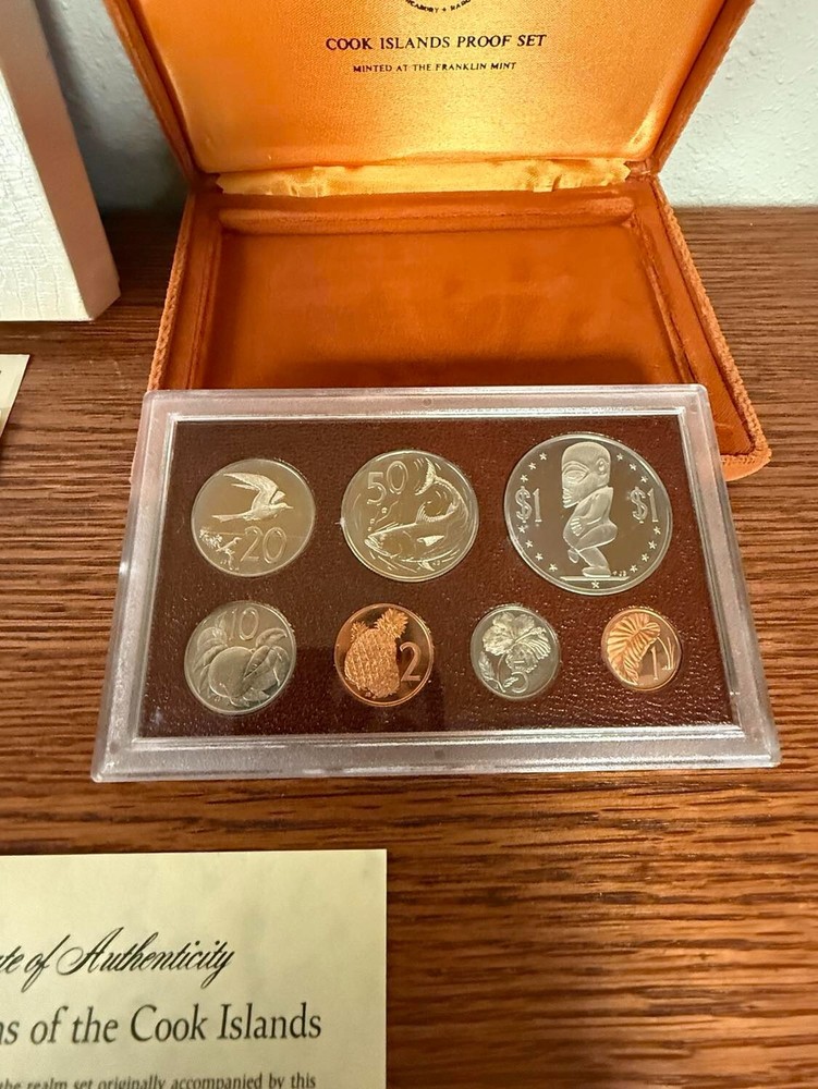 1975 COOK ISLANDS 7 PIECE PROOF COIN SET