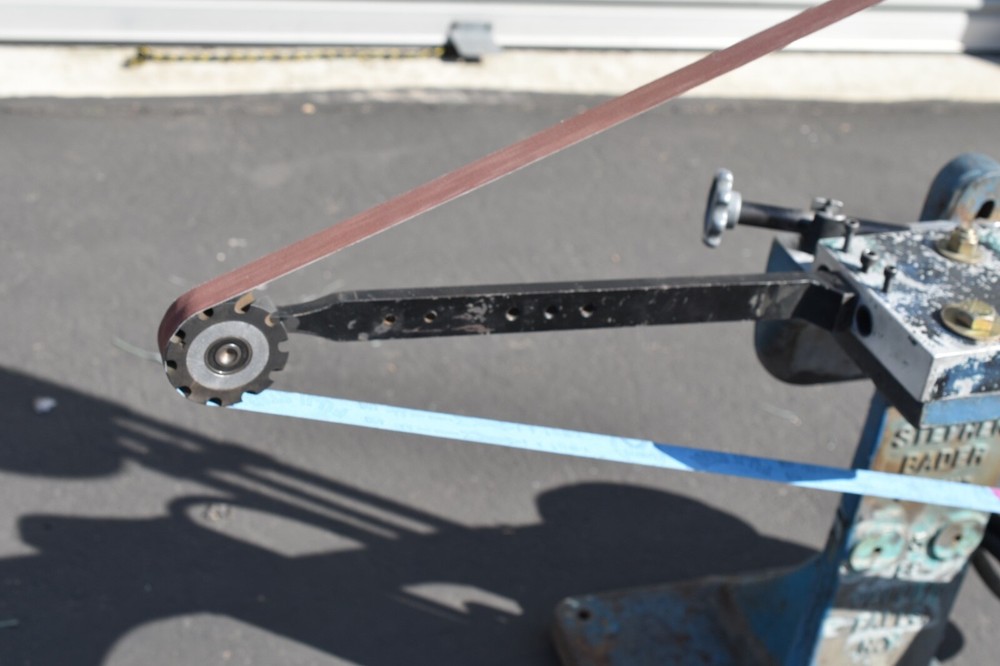 Stephen Bader Space Saver belt grinder