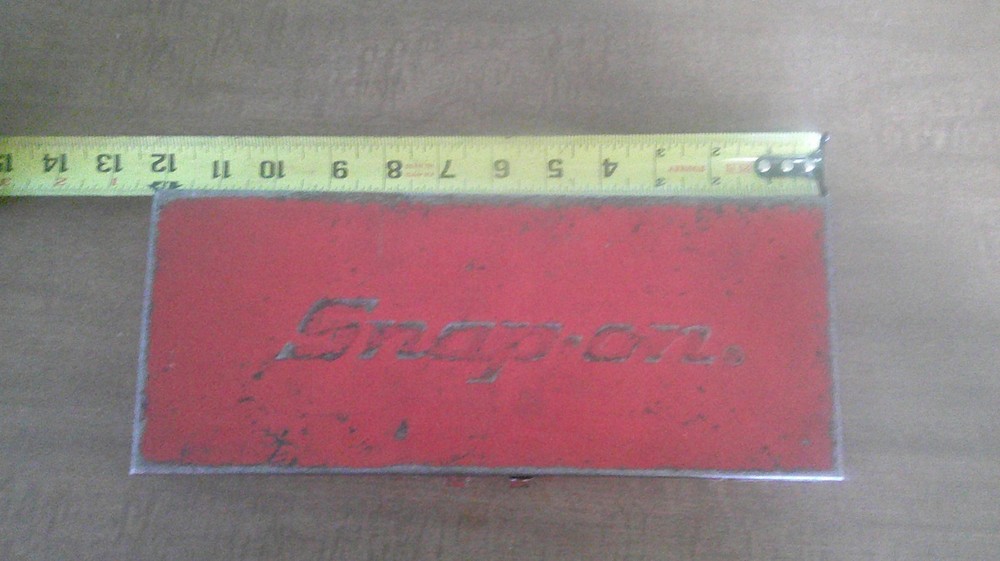 Snap On Tools USA KRA-???- Red Metal Tool Case Box