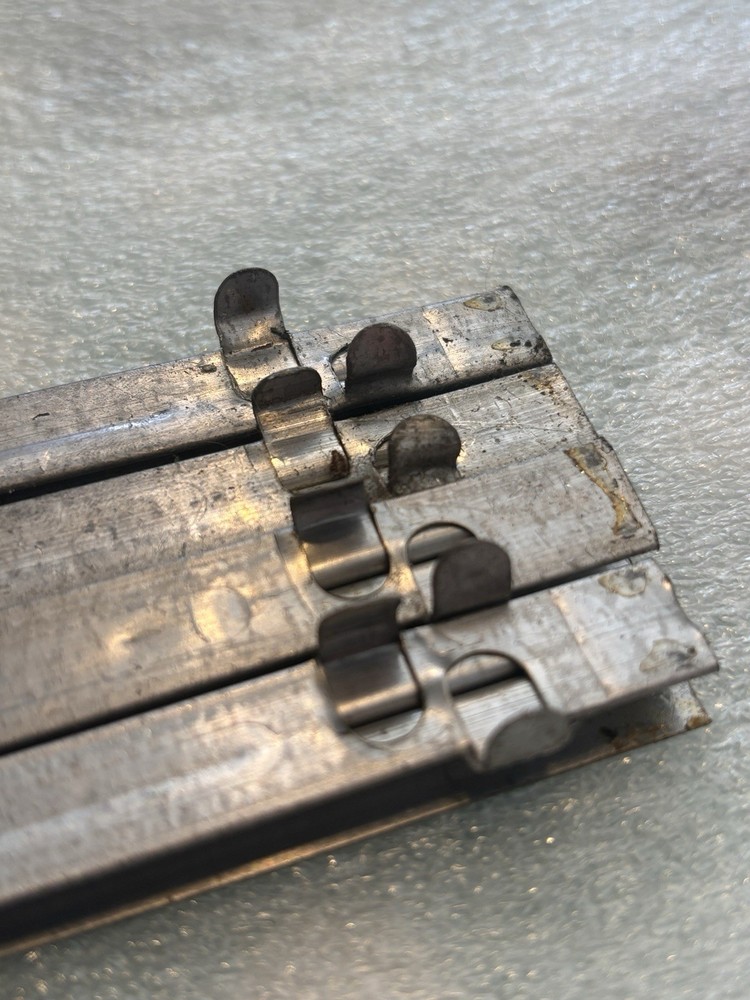 Set (4) Coleman 252A Lantern Quad Glass Channels