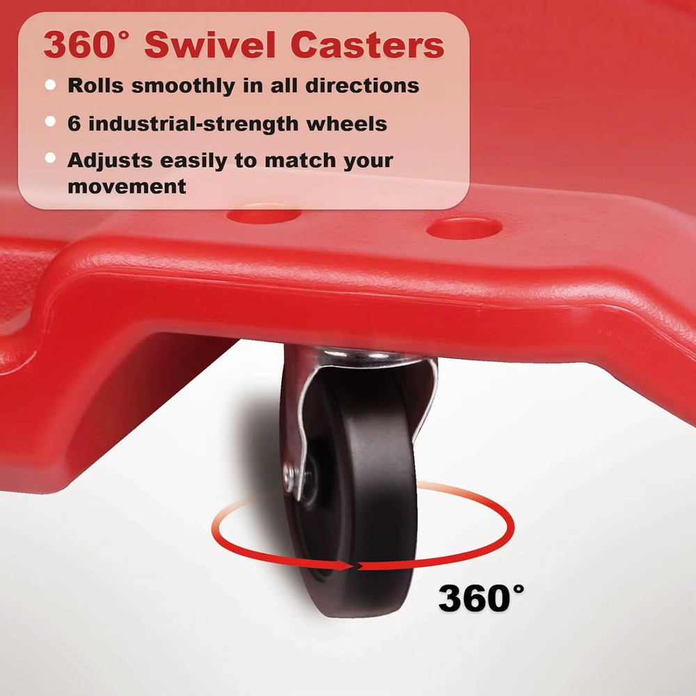 Mechanic Creeper - 40 Inch Rolling Garage Creeper