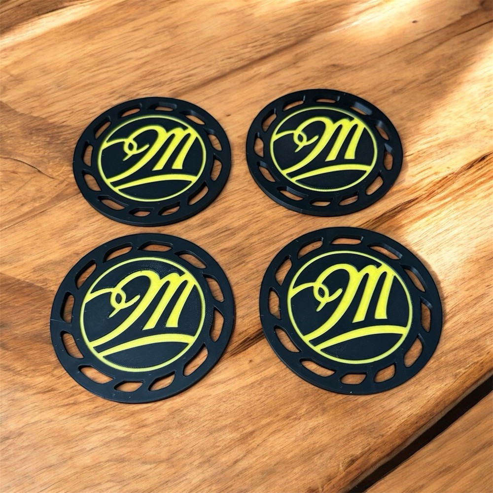 Mathew's Solocam Damping Theme Coasters With Holder