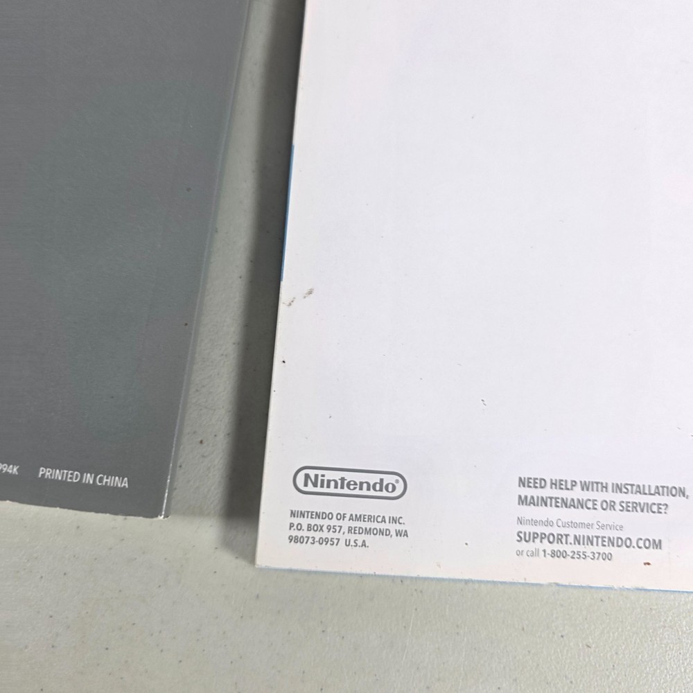 Nintendo Wii Operations Manual • Channels & Settings + System Setup Books