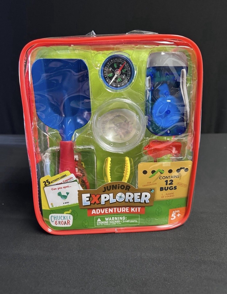Chuckle & Roar - Junior Explorer Adventure Kit, 19 Piece Kit, Ages 5+
