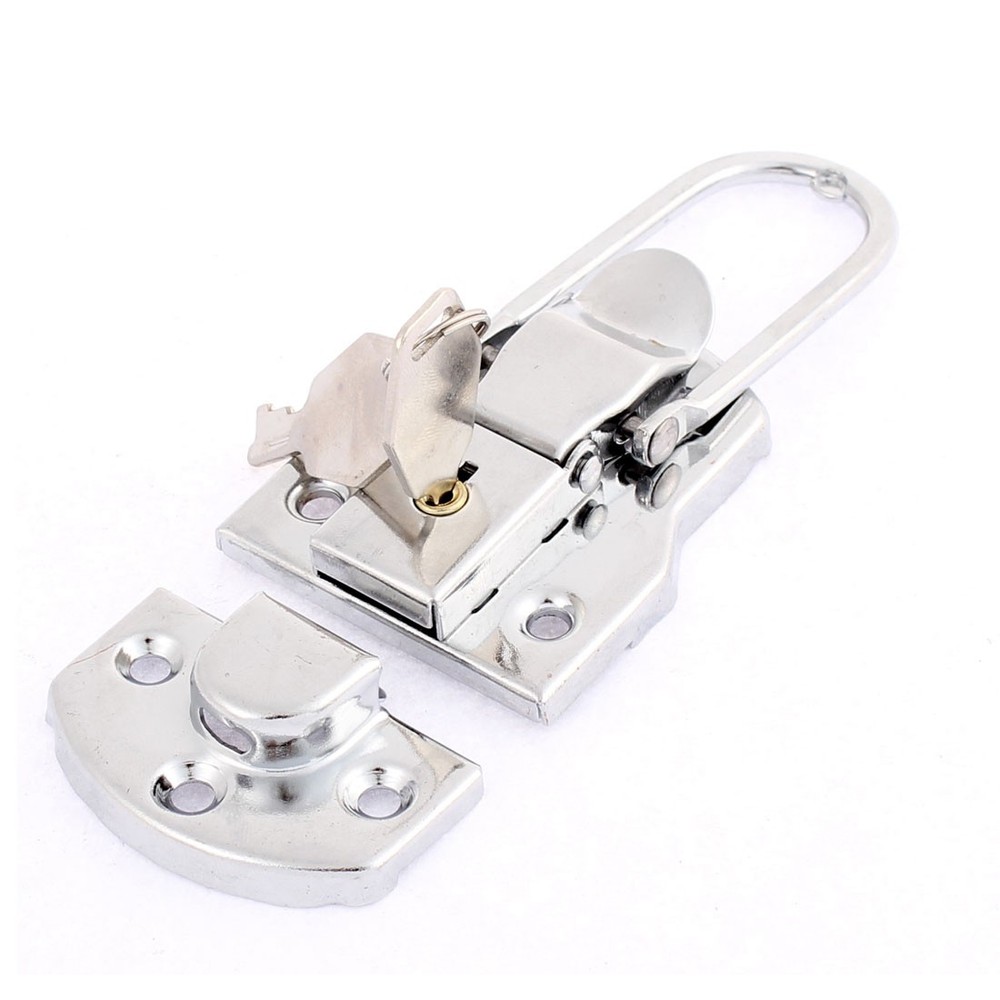 Suitcase Boxes Case Locking Clasp Toggle Catch Latch w 2 Keys