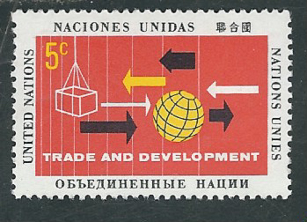 United Nations #129...5 Cent...Trade & Development...20 Stamps