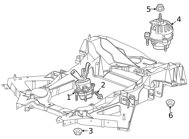 Genuine GM Mount 85081506