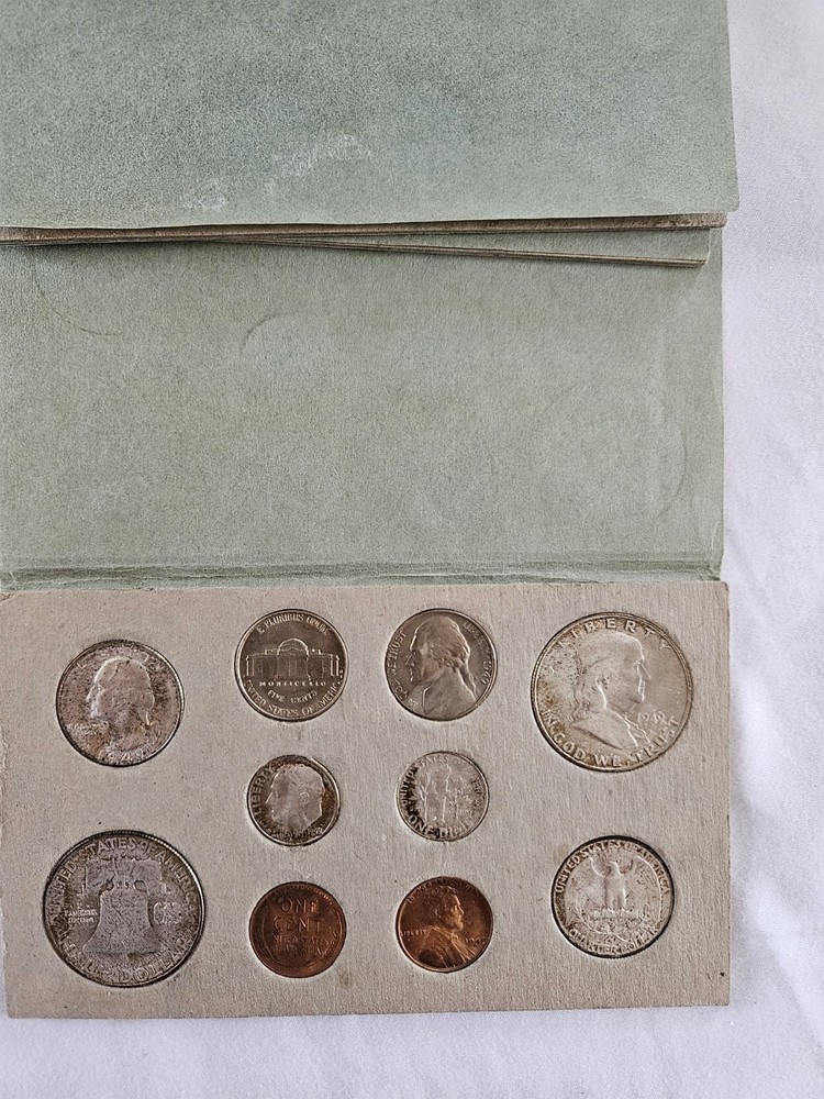 1949 US Double Mint Set PDS Nice Toning Original Packaging UNC