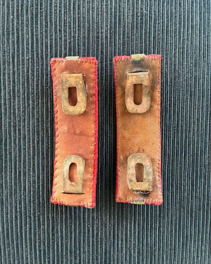 Japanese Army Sergeant Major Shoulder Boards Hook Type