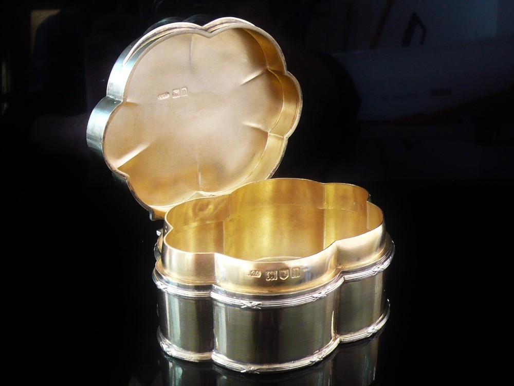 Impressive Sterling Silver Gilt Multi Purpose Box, Charles & George Asprey 1908
