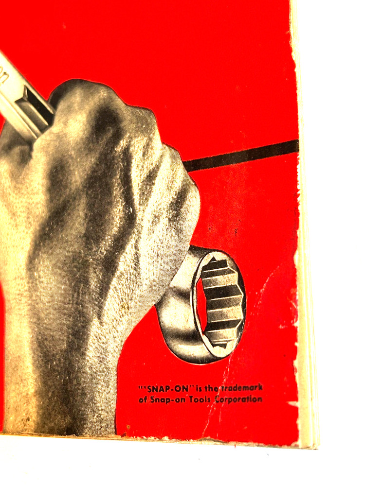 OCTOBER 1955 SNAP-ON TOOL TOOLS CATALOG V SAN FRANCISCO NOVATO CA