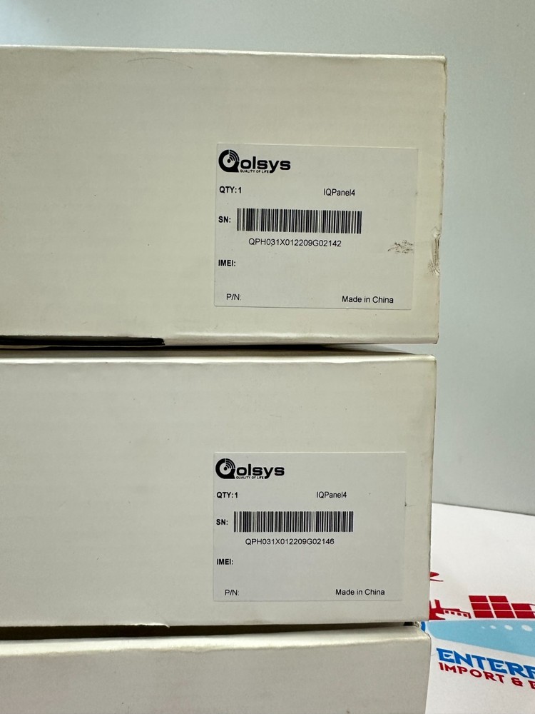 Qolsys IQ Panel 4 Wireless Smart Home Security Panel ( Battery Needs Replaced )