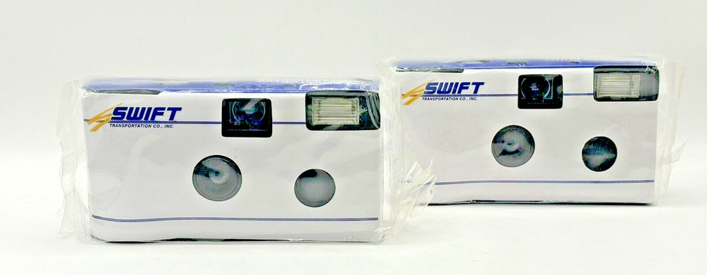 2 Disposable Camera Swift Trucking Transportation Accident Documentation Exp