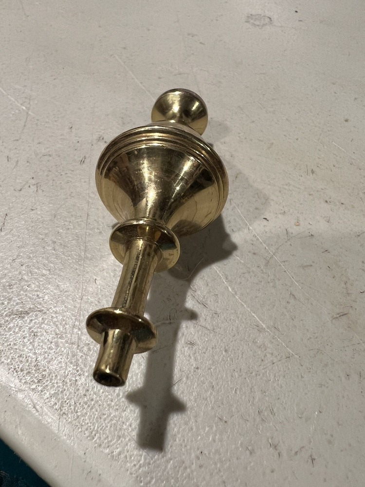 ANTIQUE/VINTAGE CLOCK SOLID BRASS TOP FINIAL