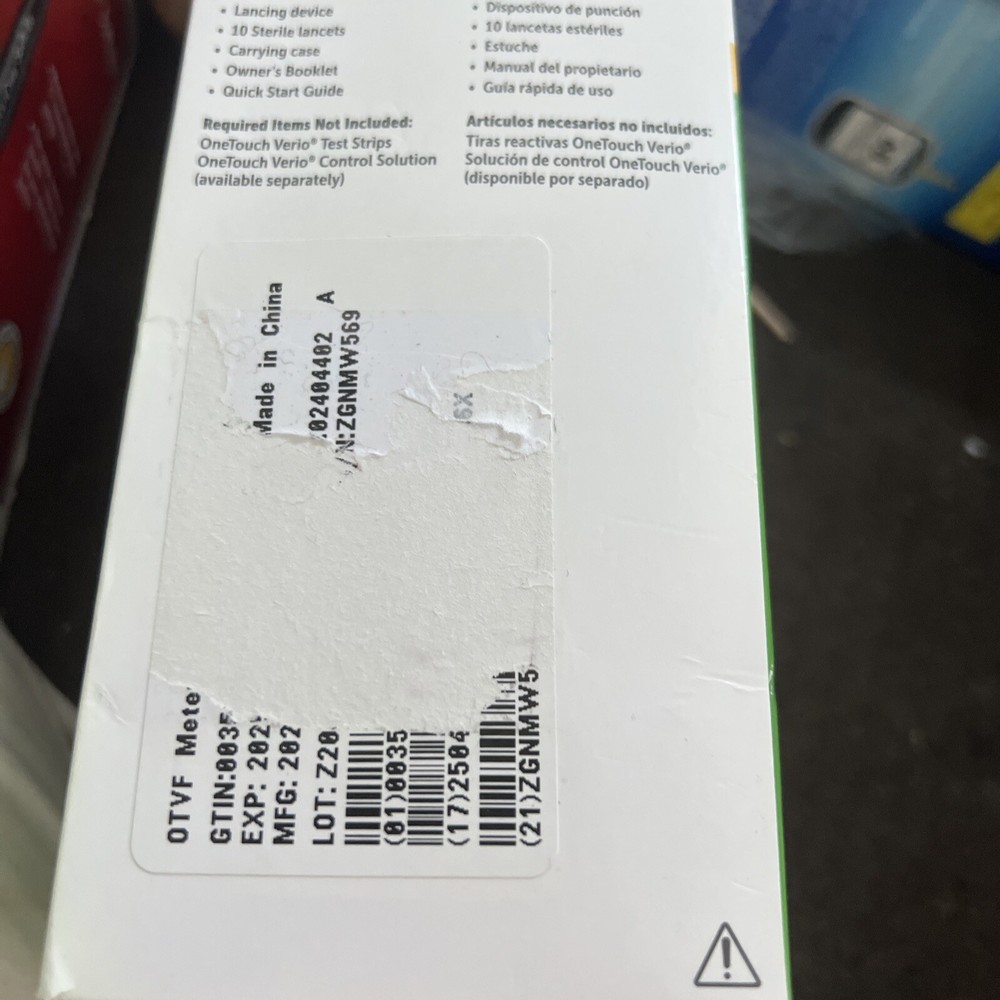 One Touch Verio Flex meter exp 2025-2026
